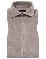 BS Horten casual modern fit Skjorta - Mud