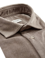 BS Kongsberg casual slim fit Skjorta - Mud