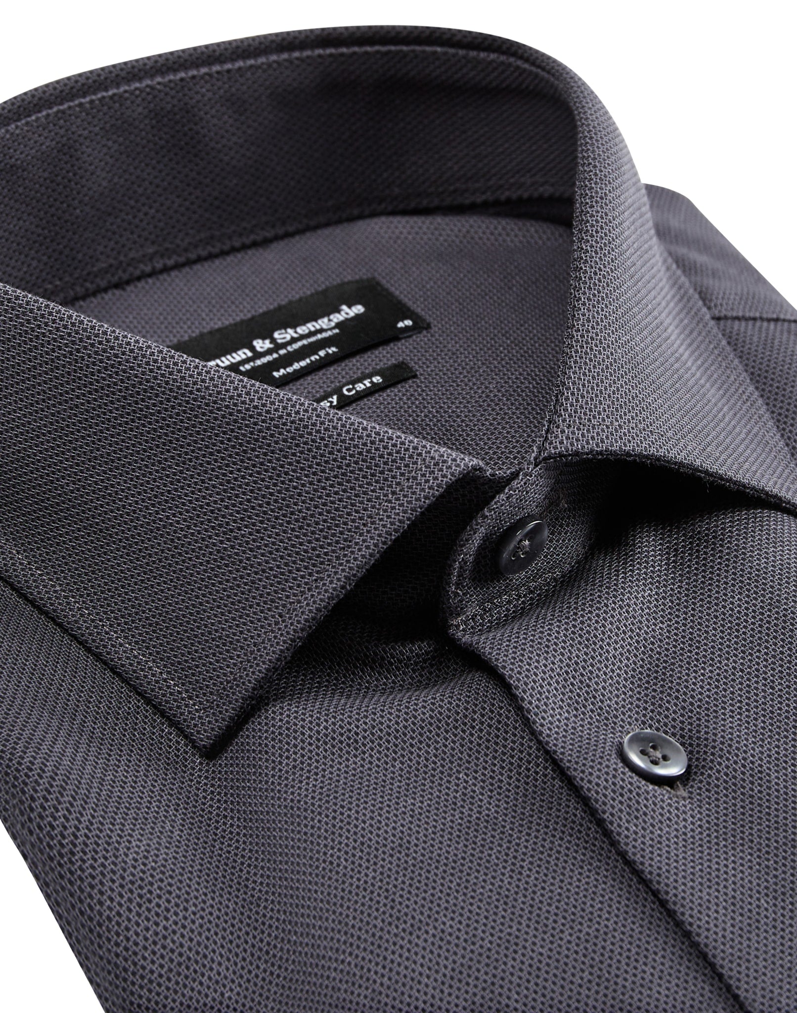 BS Lamela modern fit Skjorta - Charcoal