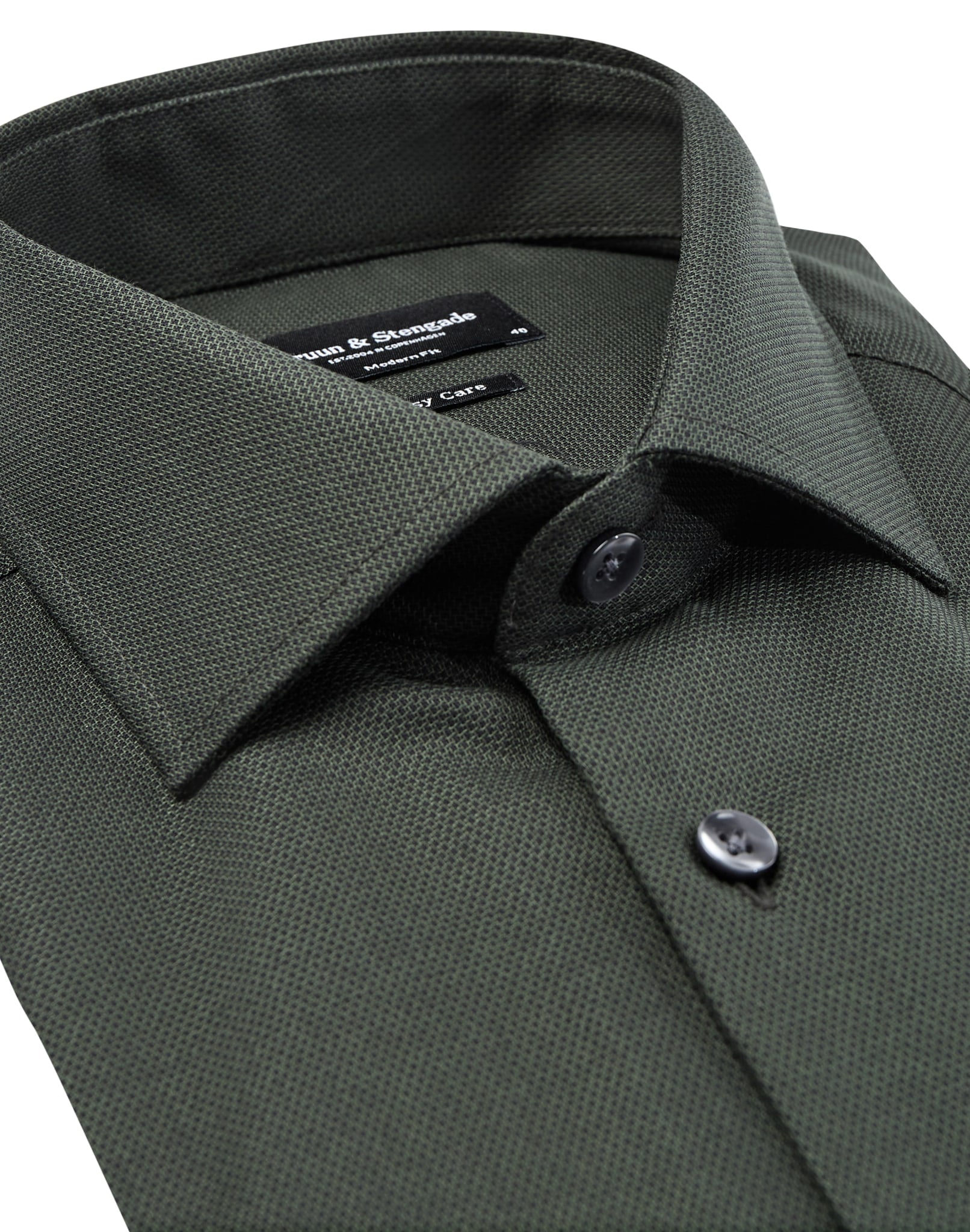 BS Leina modern fit Skjorta - Green