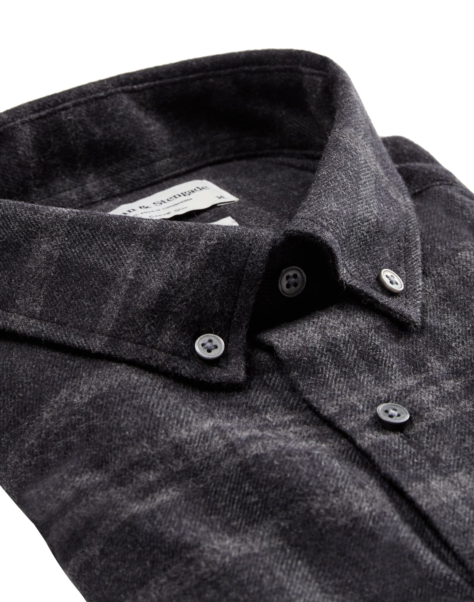 BS Sarpsborg casual slim fit skjorta - Svart