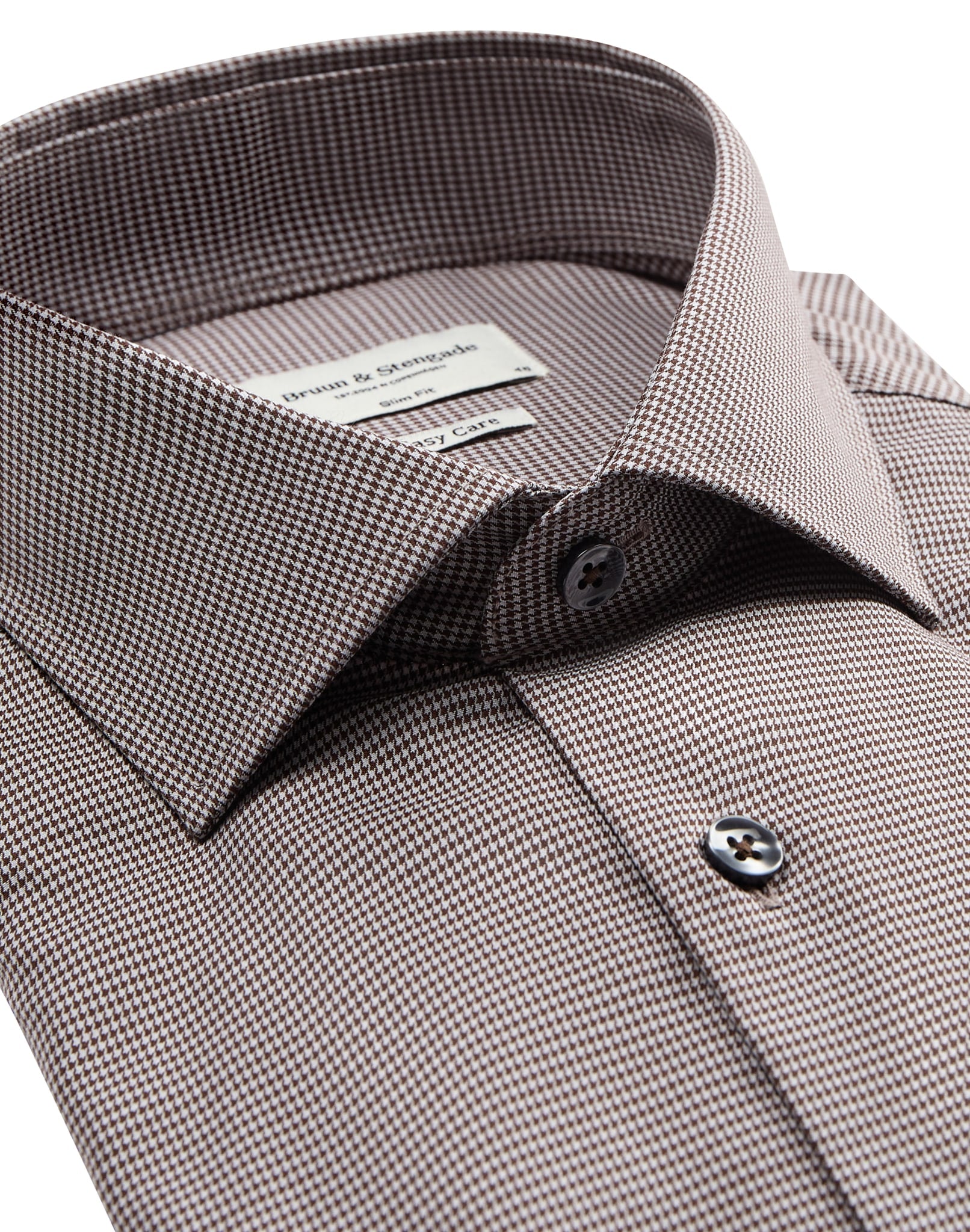 BS Tusk slim fit Skjorta - Brown