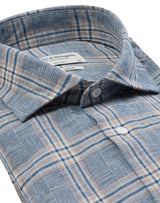 BS Vettel Casual Slim Fit Skjorta - Blue