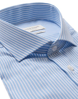 BS Batistuta Slim Fit Skjorta - Light Blue/White