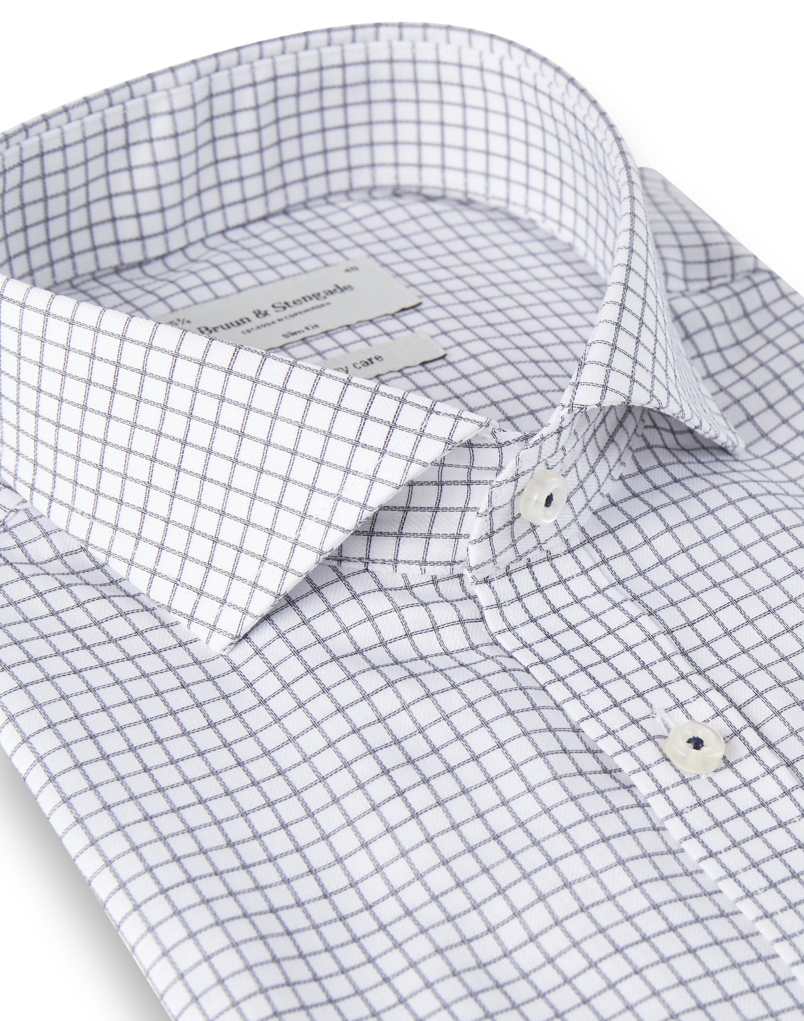 BS Bender Slim Fit Skjorta - White