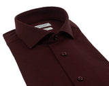 BS Bernal Slim Fit Skjorta - Bordeaux