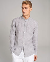 BS Valtteri Casual Modern Fit Skjorta - Army/White