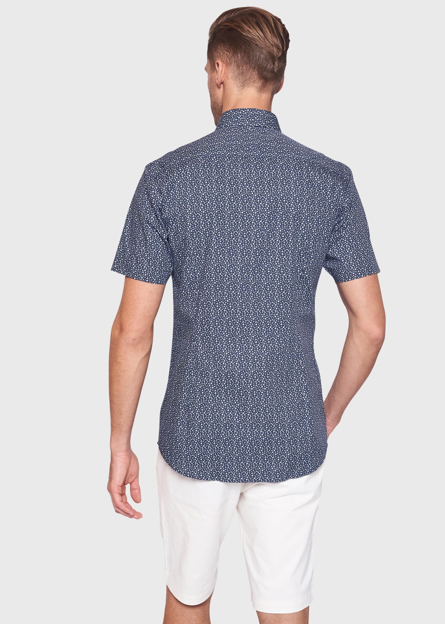 BS Braddock Slim Fit Skjorta - Dark Blue