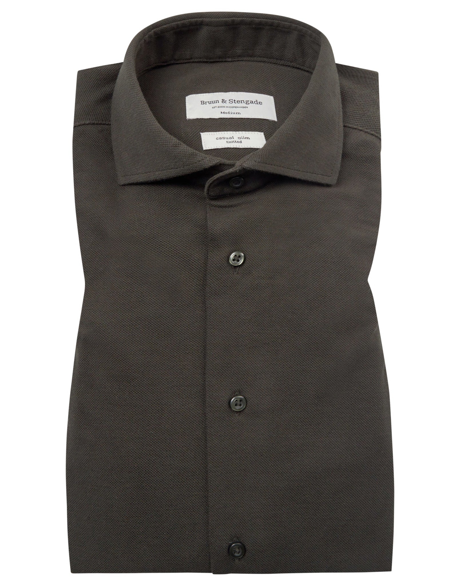 BS Bubarcarr Casual Slim Fit Skjorta - Green