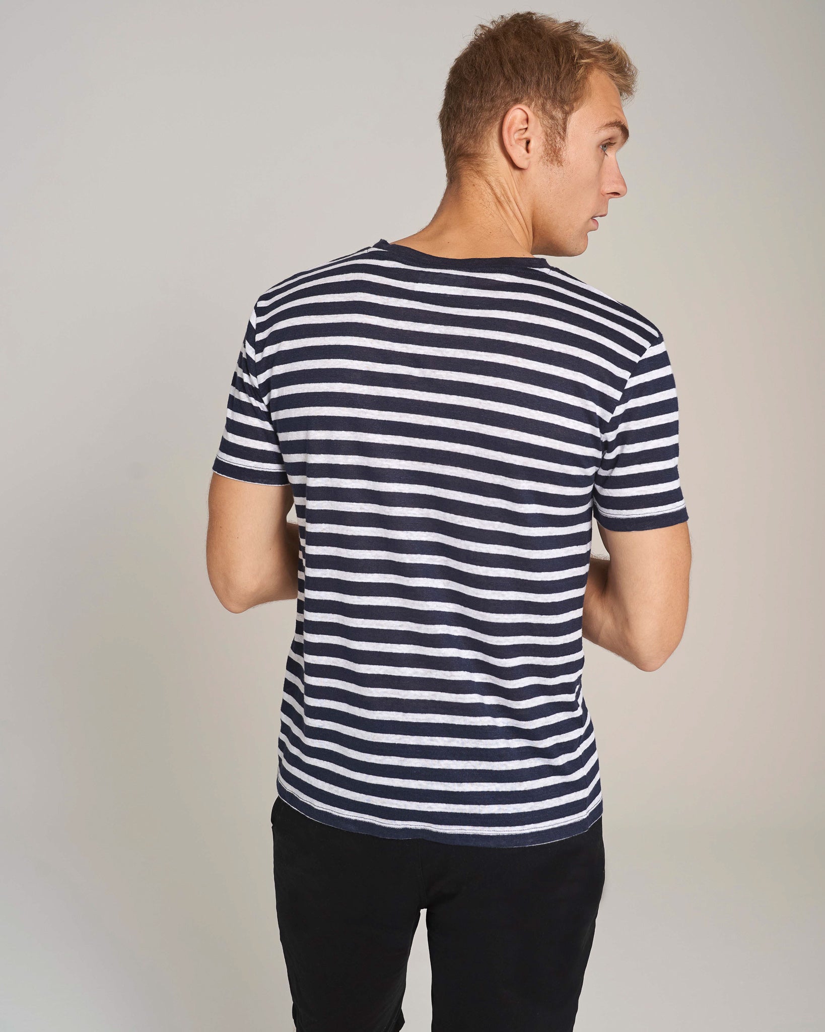 BS Cannoli Regular Fit T-Shirt - Marinblå/Vit