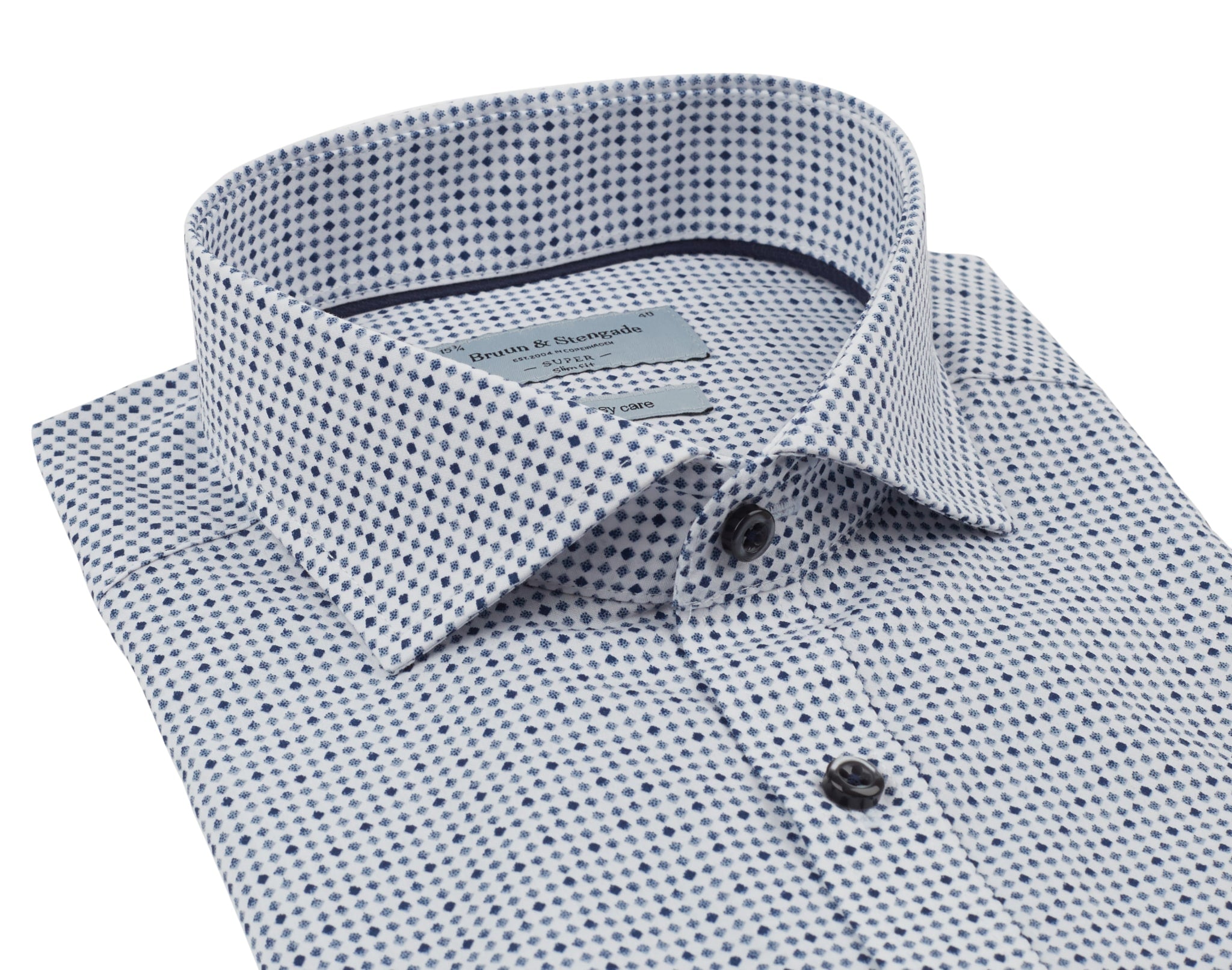 BS Casper Super Slim Fit Skjorta - White