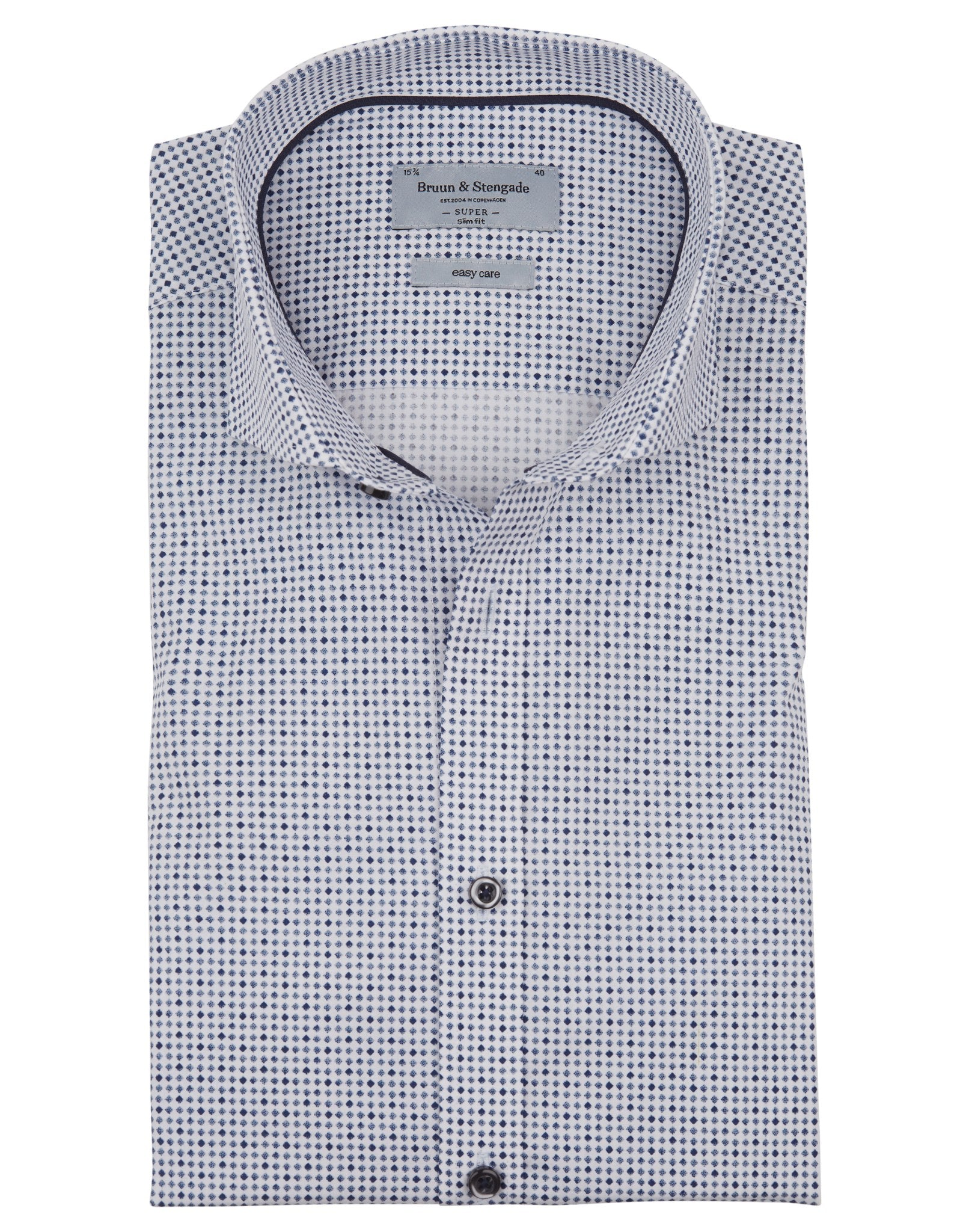 BS Casper Super Slim Fit Skjorta - White