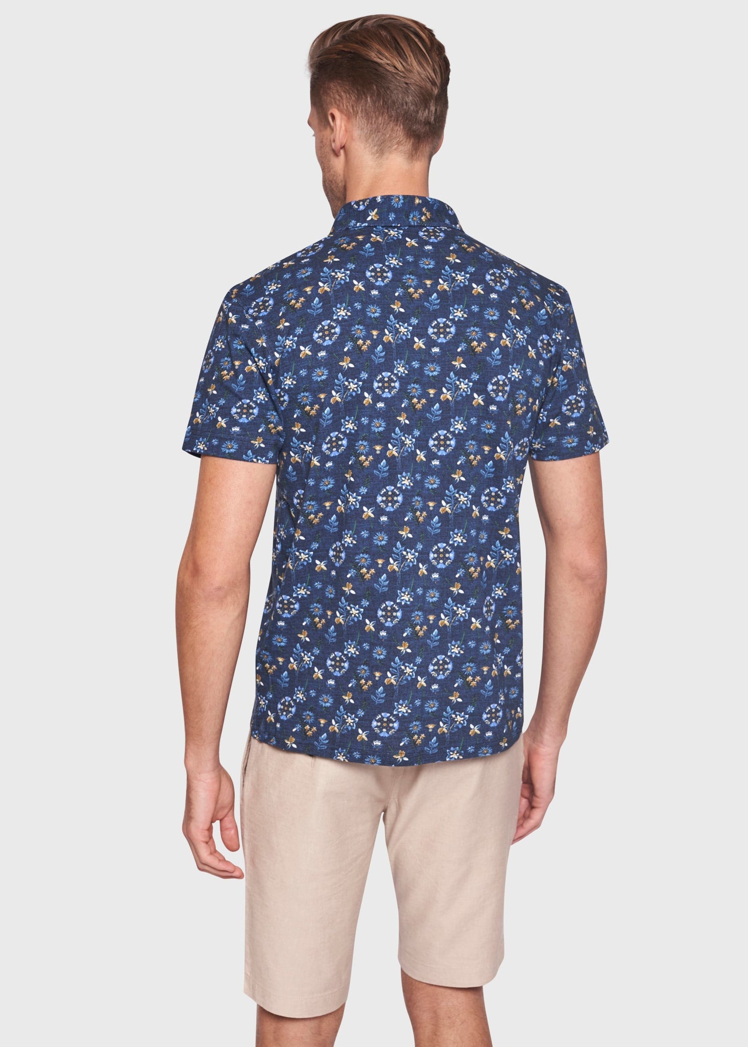 BS Chintu Regular Fit Polo - Mörkblå