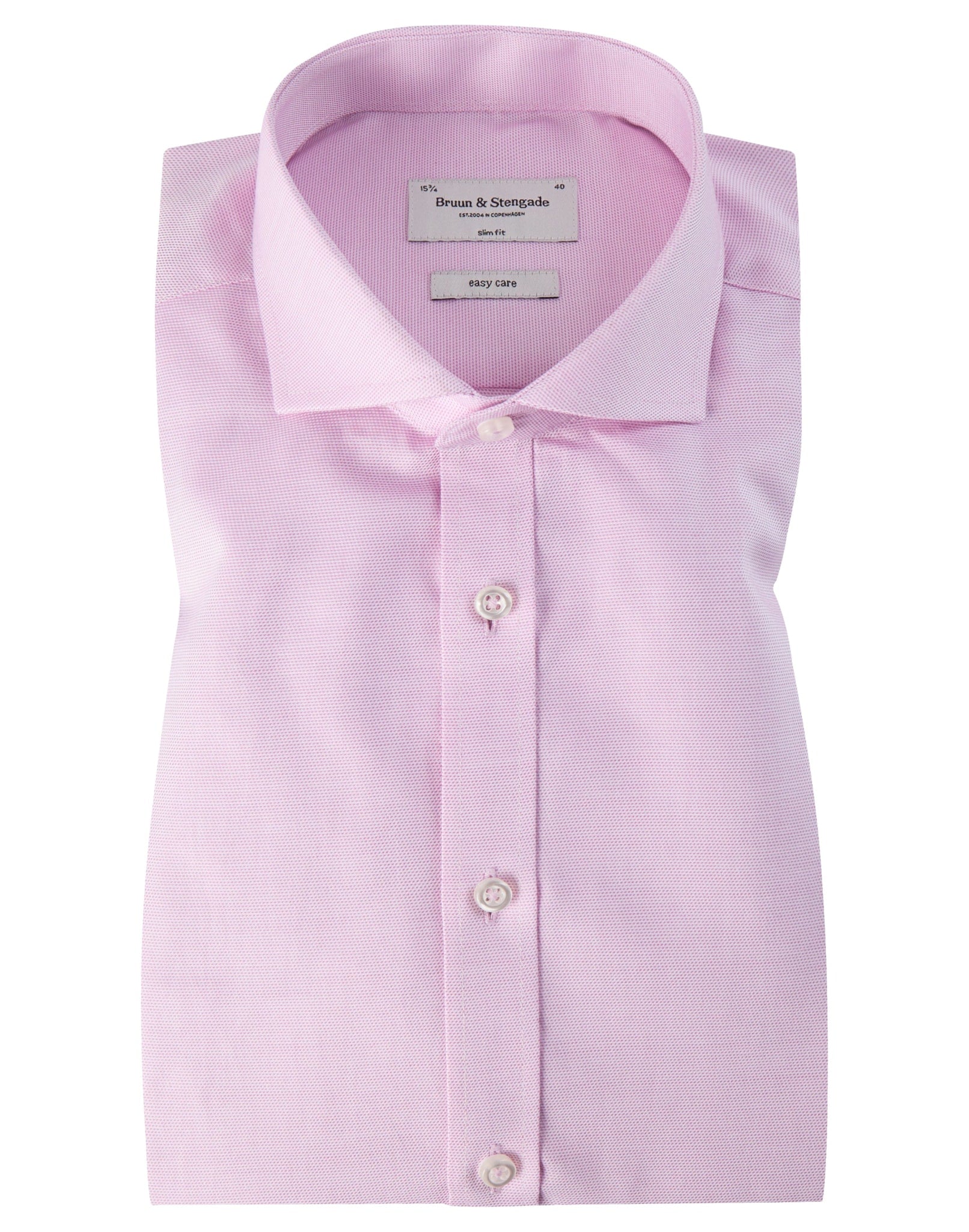 BS Coletti Slim Fit Skjorta - Rosa