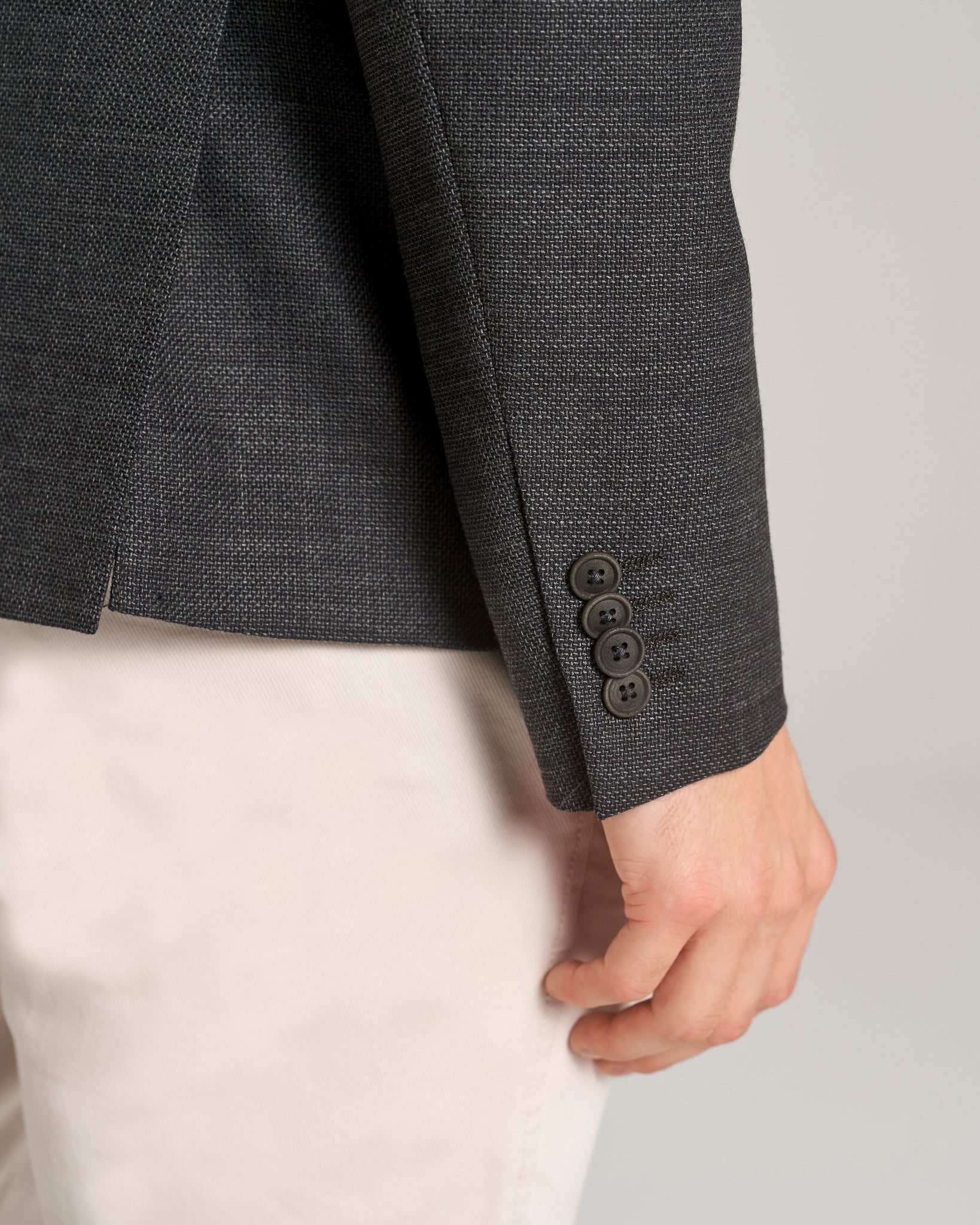 BS Como Slim Fit Kavaj - Grön