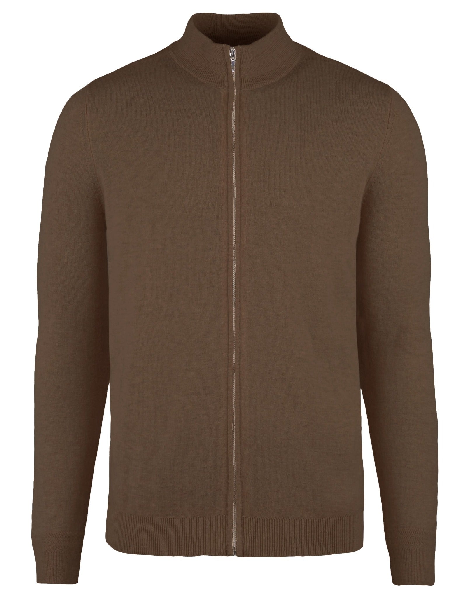 BS Continental Regular Fit Stickad tröja - Brown