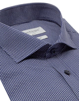 BS Edison Slim Fit Skjorta - Navy