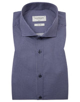 BS Edison Slim Fit Skjorta - Navy