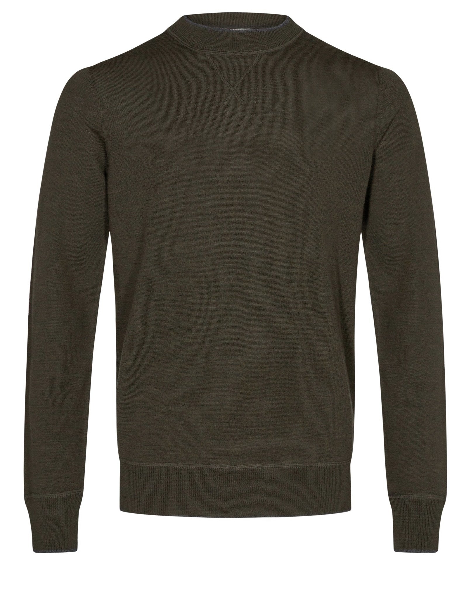 BS Federer Regular Fit Stickad Tröja - Grön
