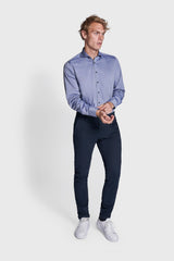 BS Felix Modern Fit Skjorta - Blue