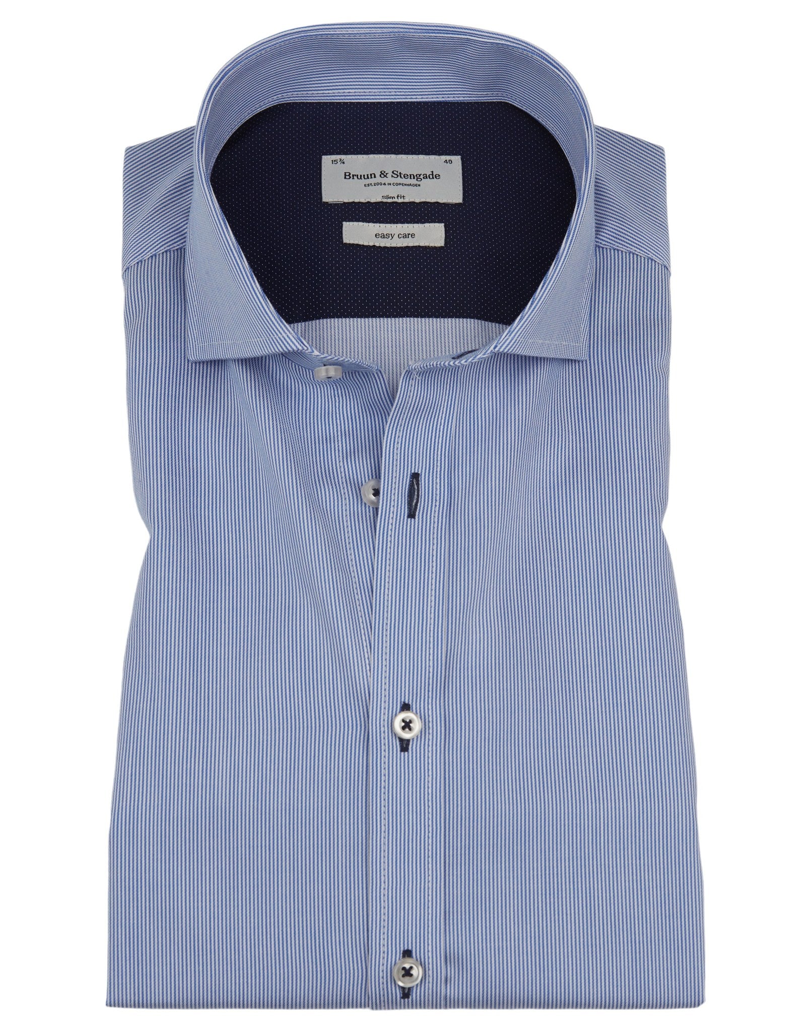 BS Gary Slim Fit Skjorta - Blue