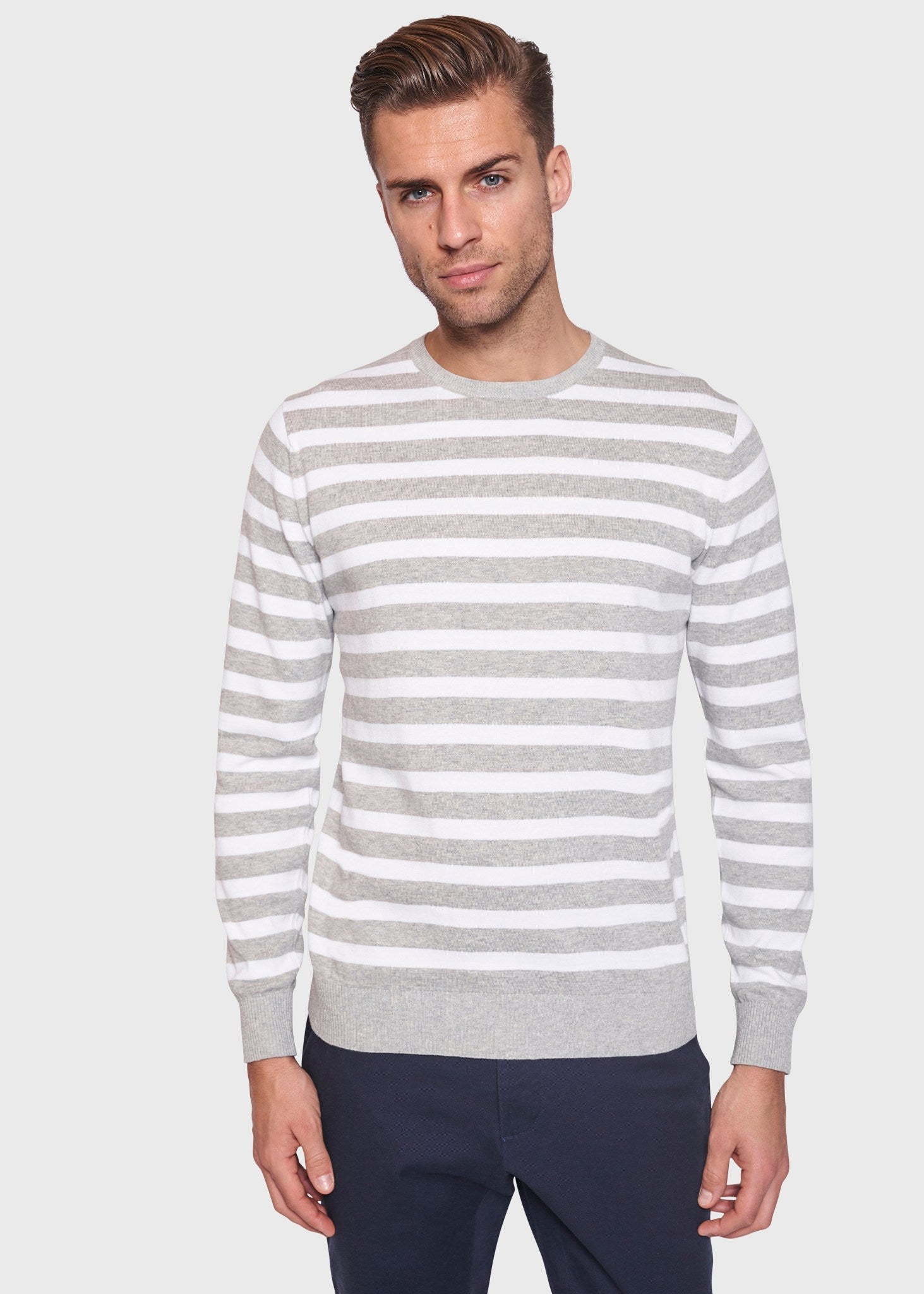 BS Gungadin Regular Fit Stickad tröja - Grey