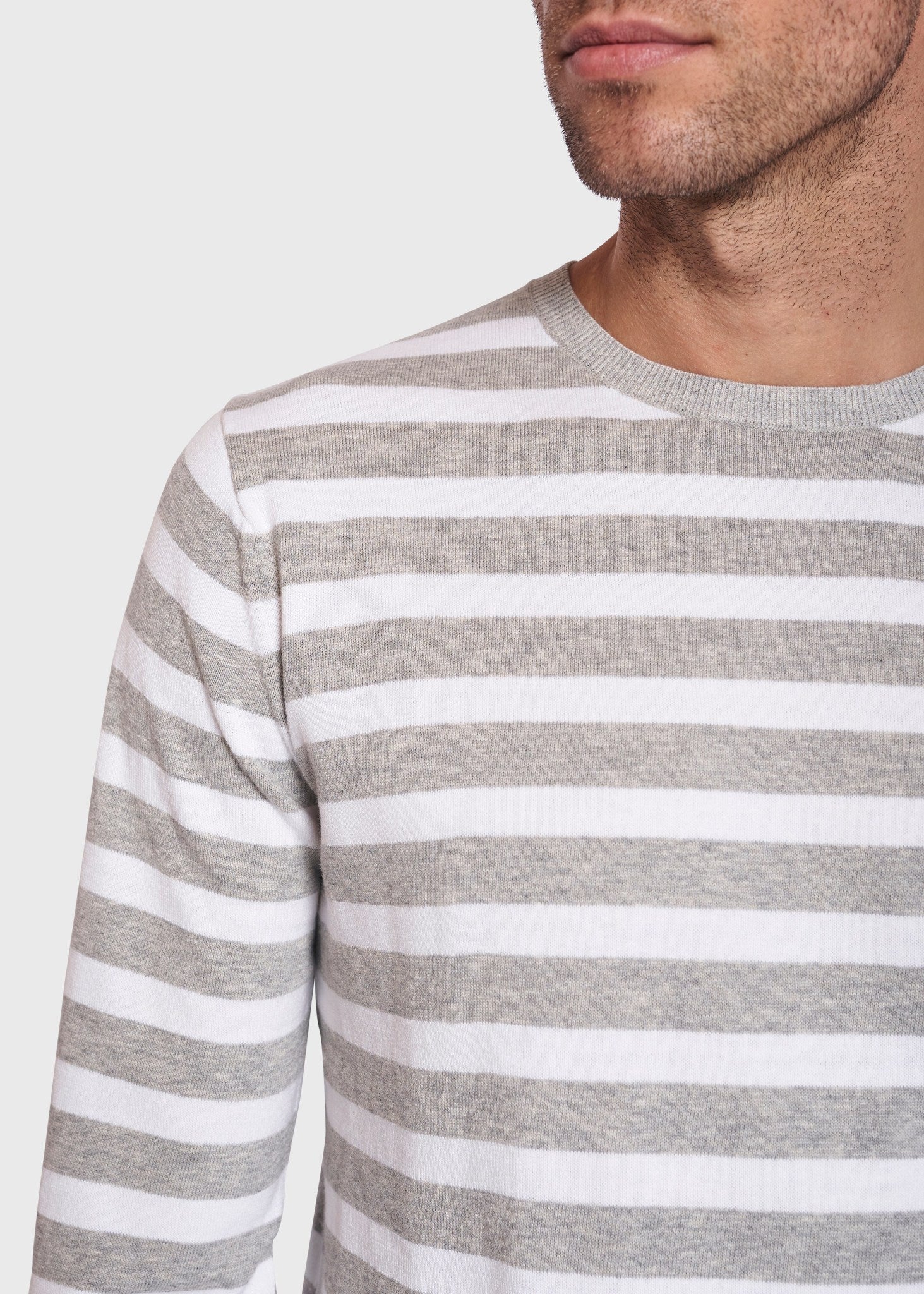 BS Gungadin Regular Fit Stickad tröja - Grey