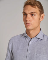 BS Lewis Casual Modern Fit Skjorta - Blue/White