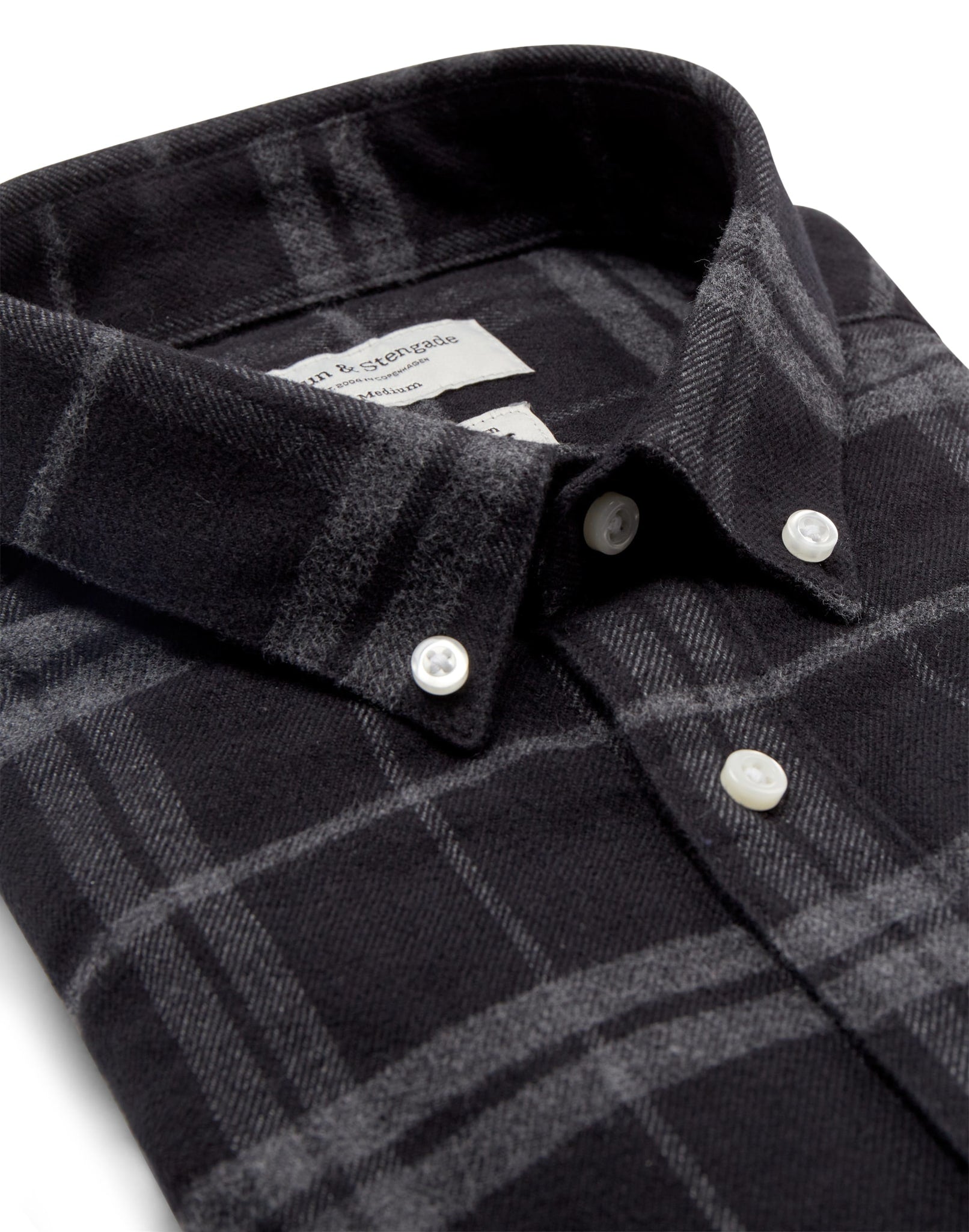 BS Hamza Casual Slim Fit Skjorta - Svart