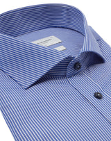 BS Hennings Slim Fit Skjorta - Blue