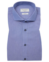 BS Hennings Slim Fit Skjorta - Blue