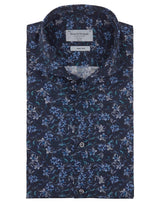 BS Hvam Super Slim Fit Skjorta - Navy