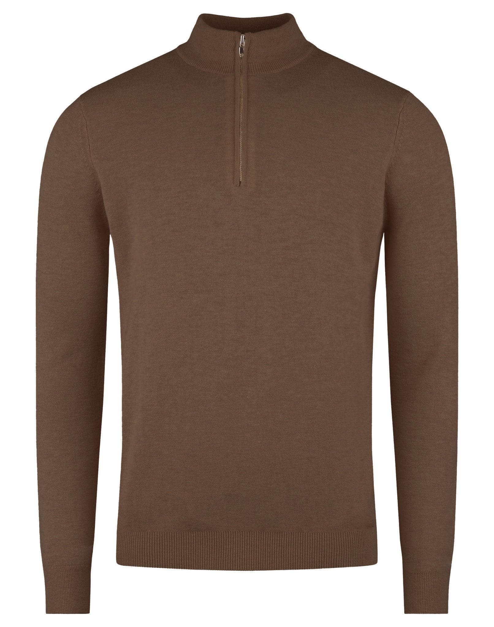 BS Inter Regular Fit Stickad tröja - Brown