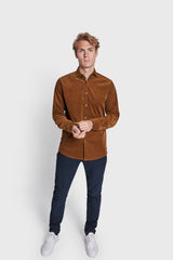 BS Jallow Casual Modern Fit Skjorta - Ochre