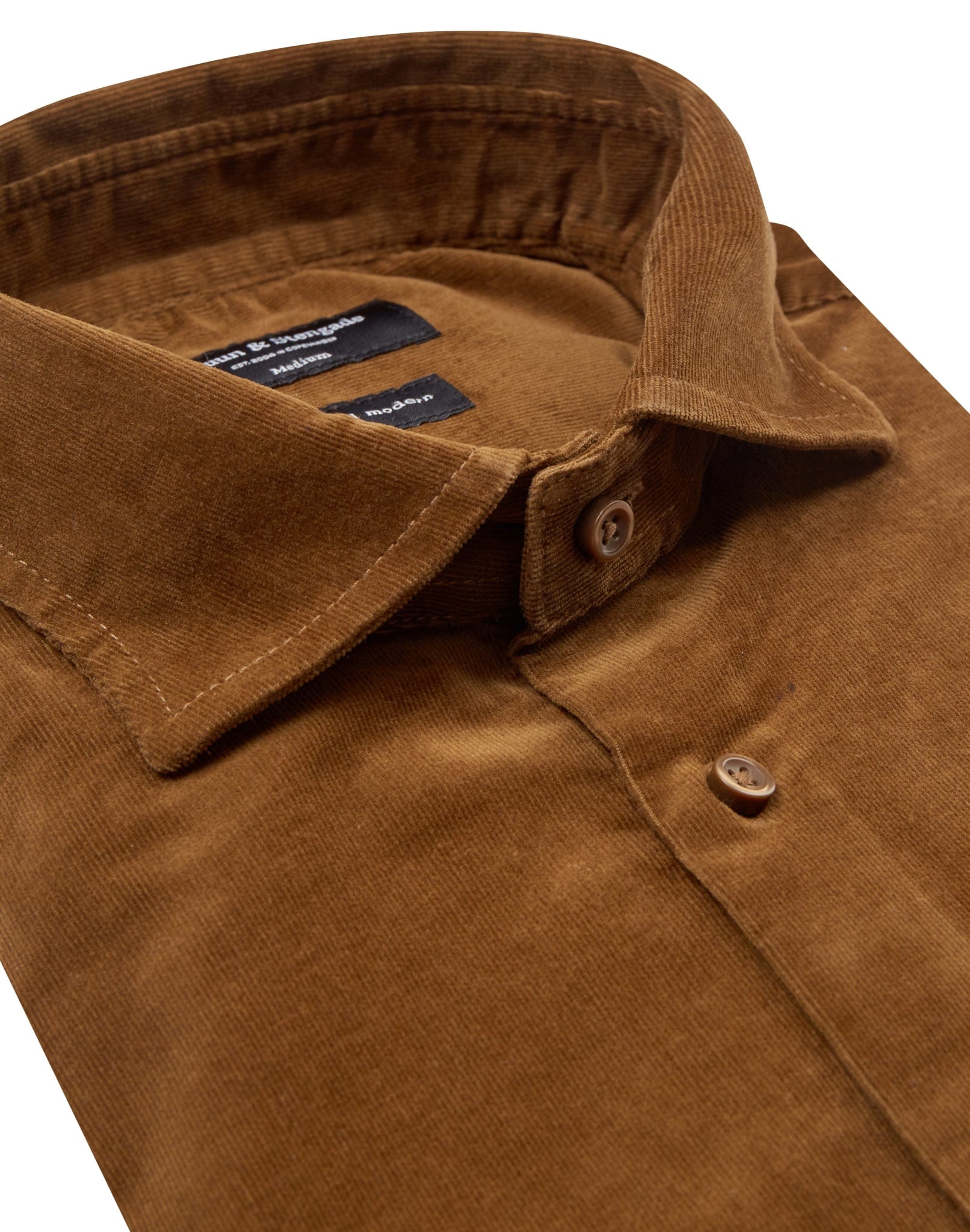 BS Jallow Casual Modern Fit Skjorta - Ockra