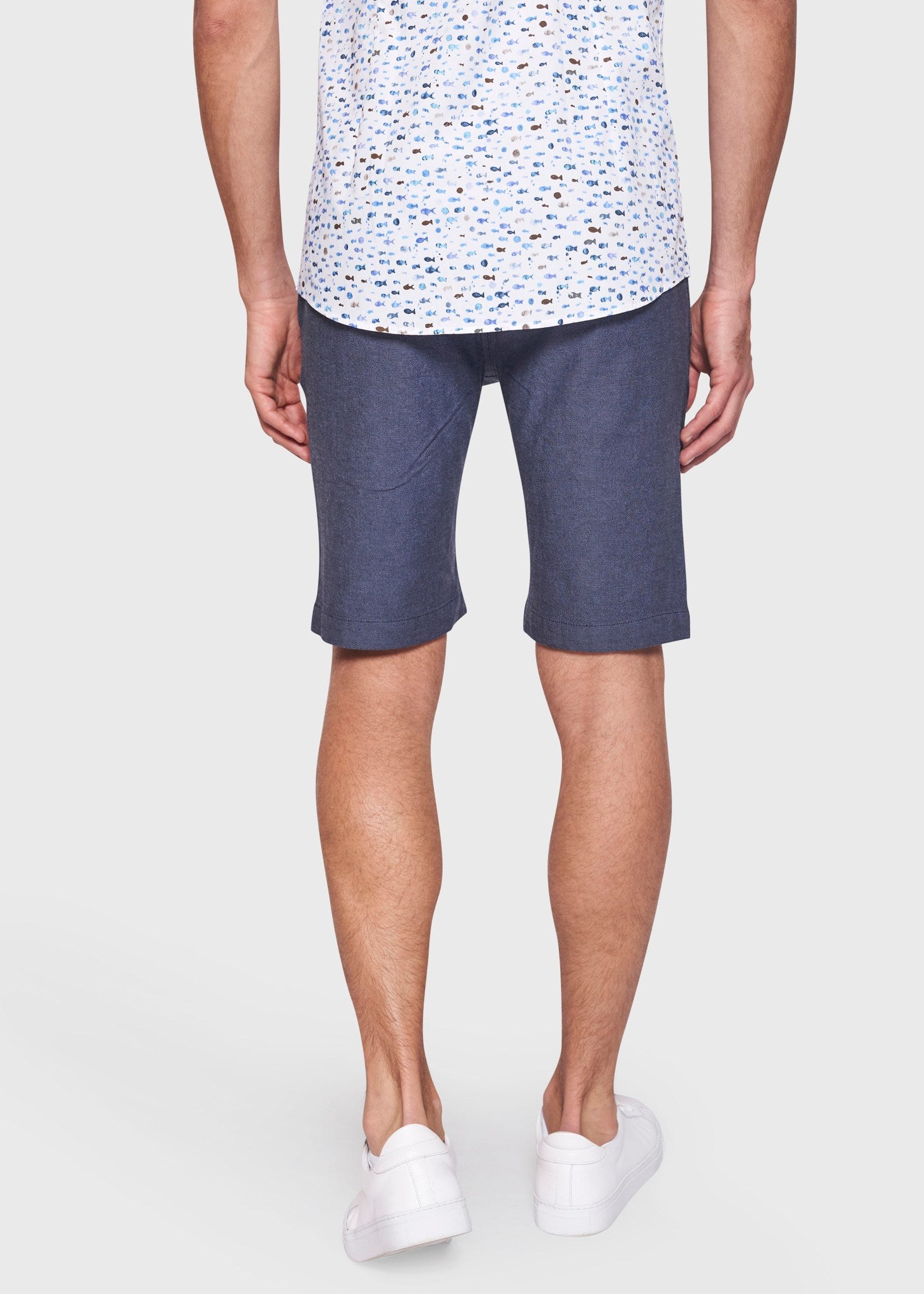BS James Slim Fit Shorts - Blå