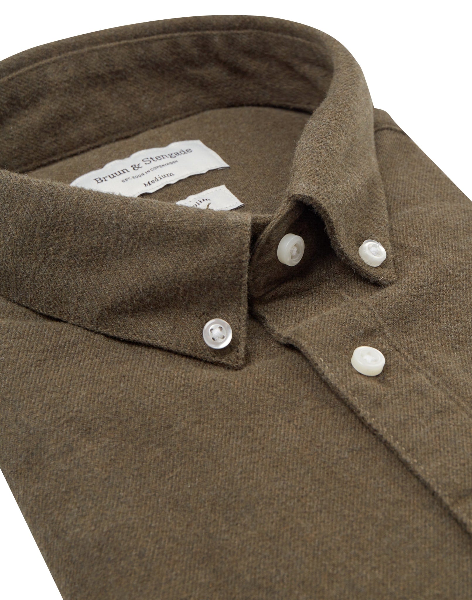 BS Jobe Casual Slim Fit Skjorta - Grön