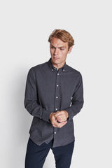 BS Ebruma Casual Modern Fit Skjorta - Dark Grey