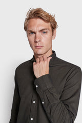 BS Ebruma Casual Modern Fit Skjorta - Dark Green