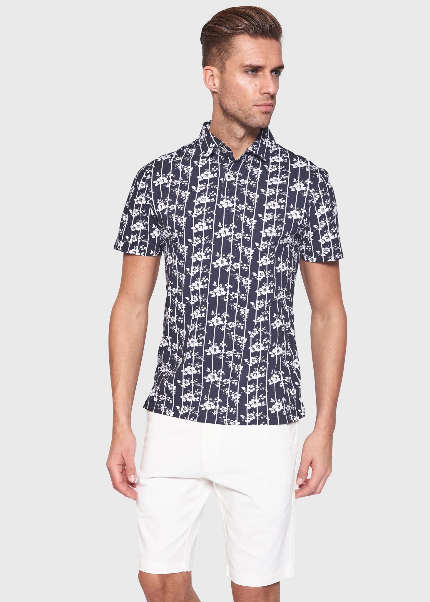 BS Kannan Regular Fit Polo - Navy