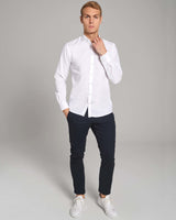 BS Kempes Slim Fit Skjorta - White