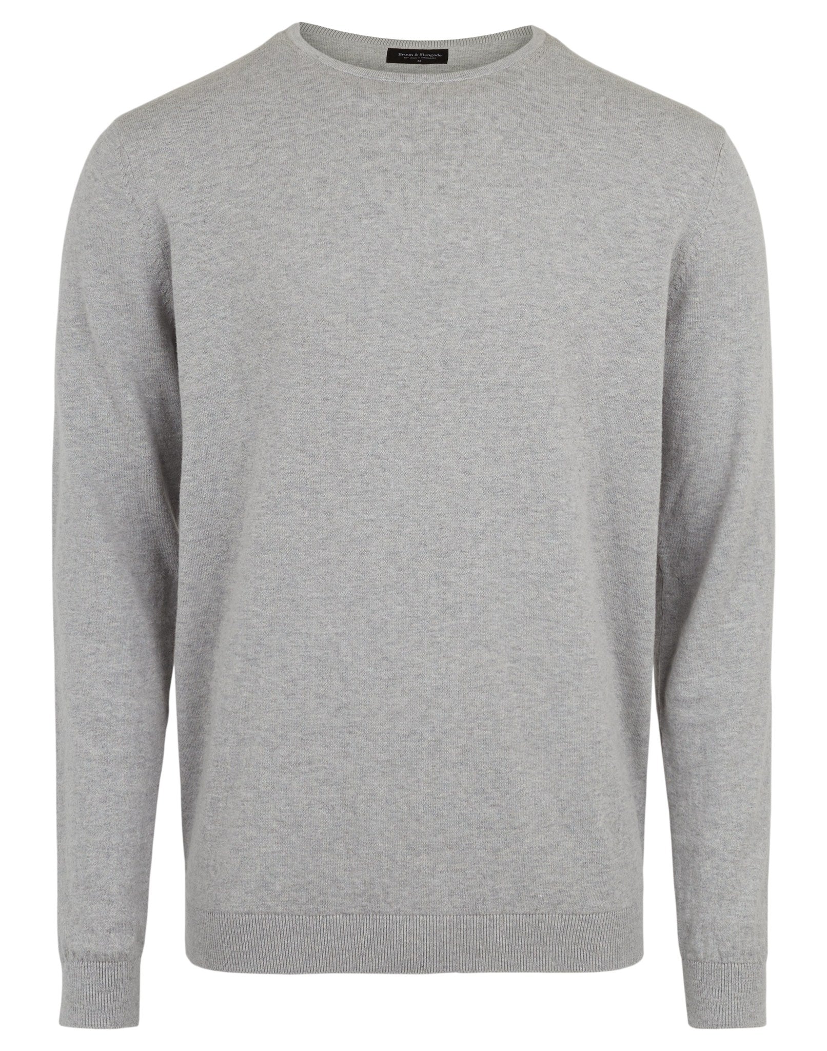 BS Gaspard Regular Fit Stickad Tröja - Grey