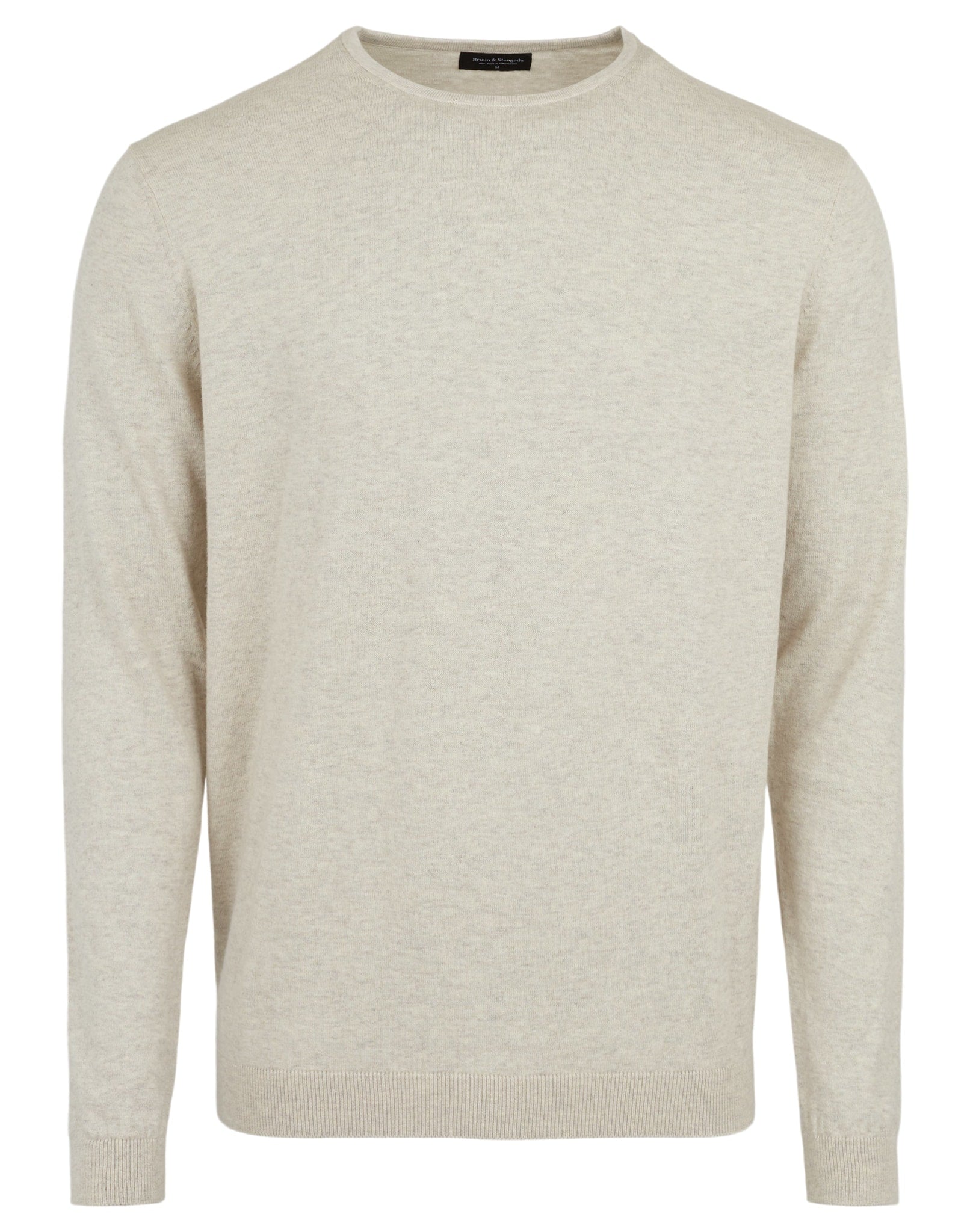 BS Gaspard Regular Fit Stickad tröja - Sand