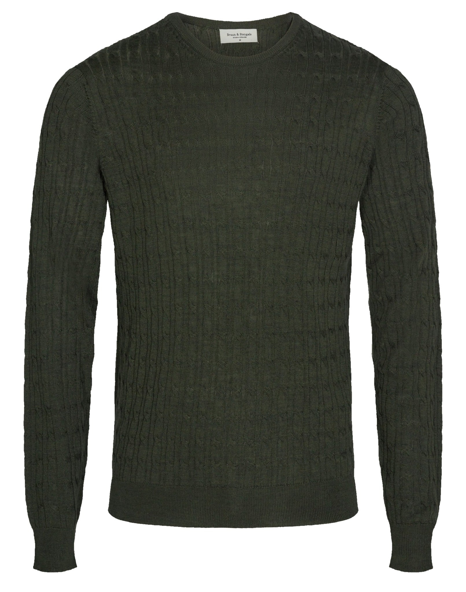 BS Kyrgios Regular Fit Stickad tröja - Grön