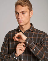 BS Charles Casual Modern Fit Skjorta - Brown