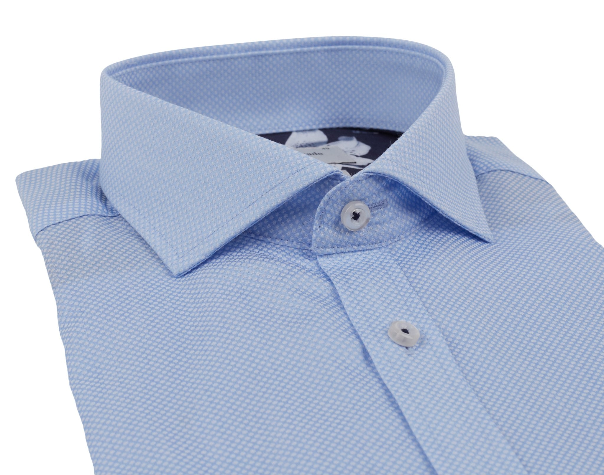 BS Lester Slim Fit Skjorta - Ljusblå