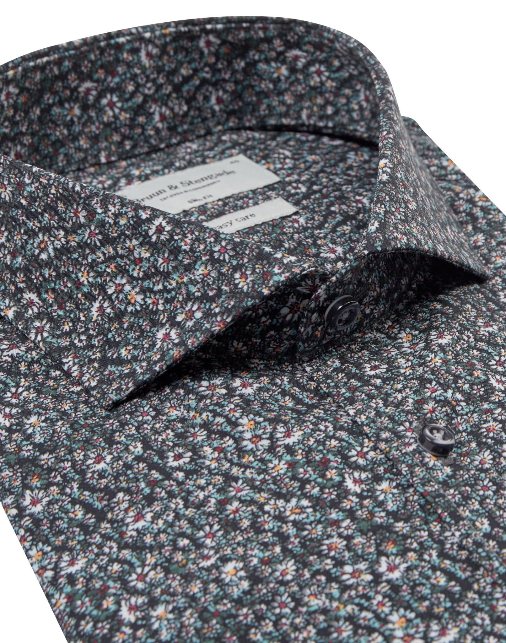 BS Lorenzo Slim Fit Skjorta - Dark Green