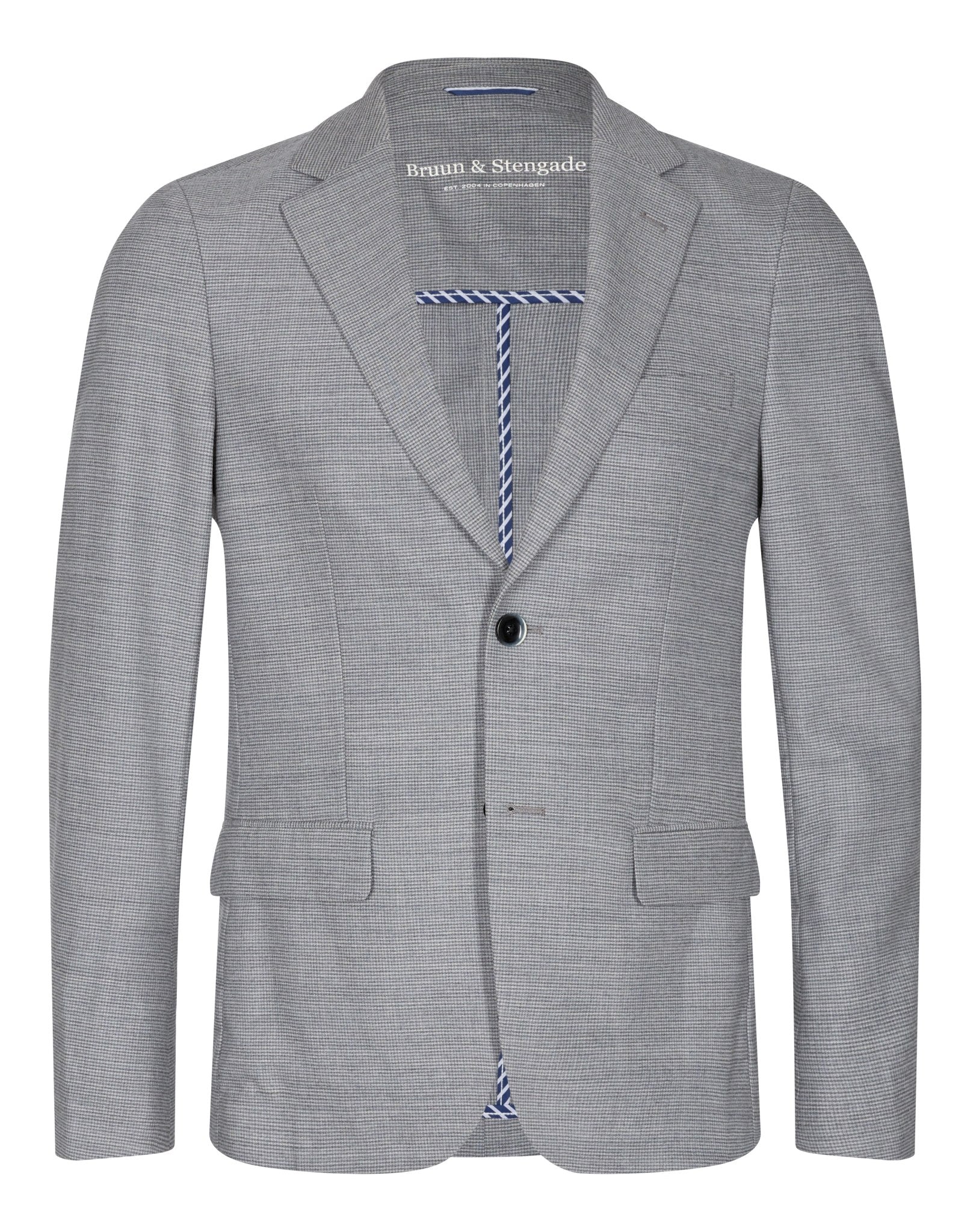 BS Lucca Slim Fit Kavaj - Grå
