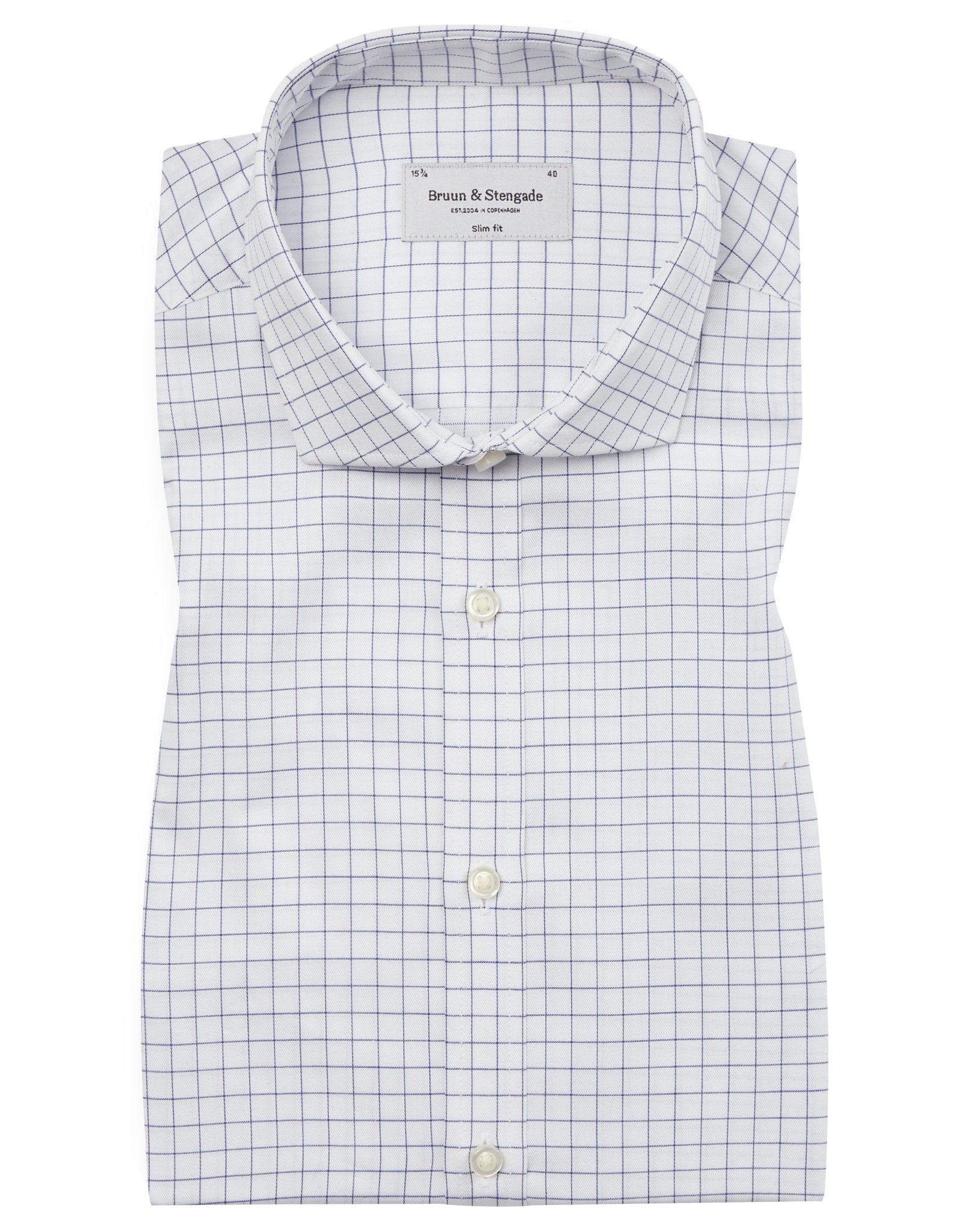 BS Maple Slim Fit Skjorta - White