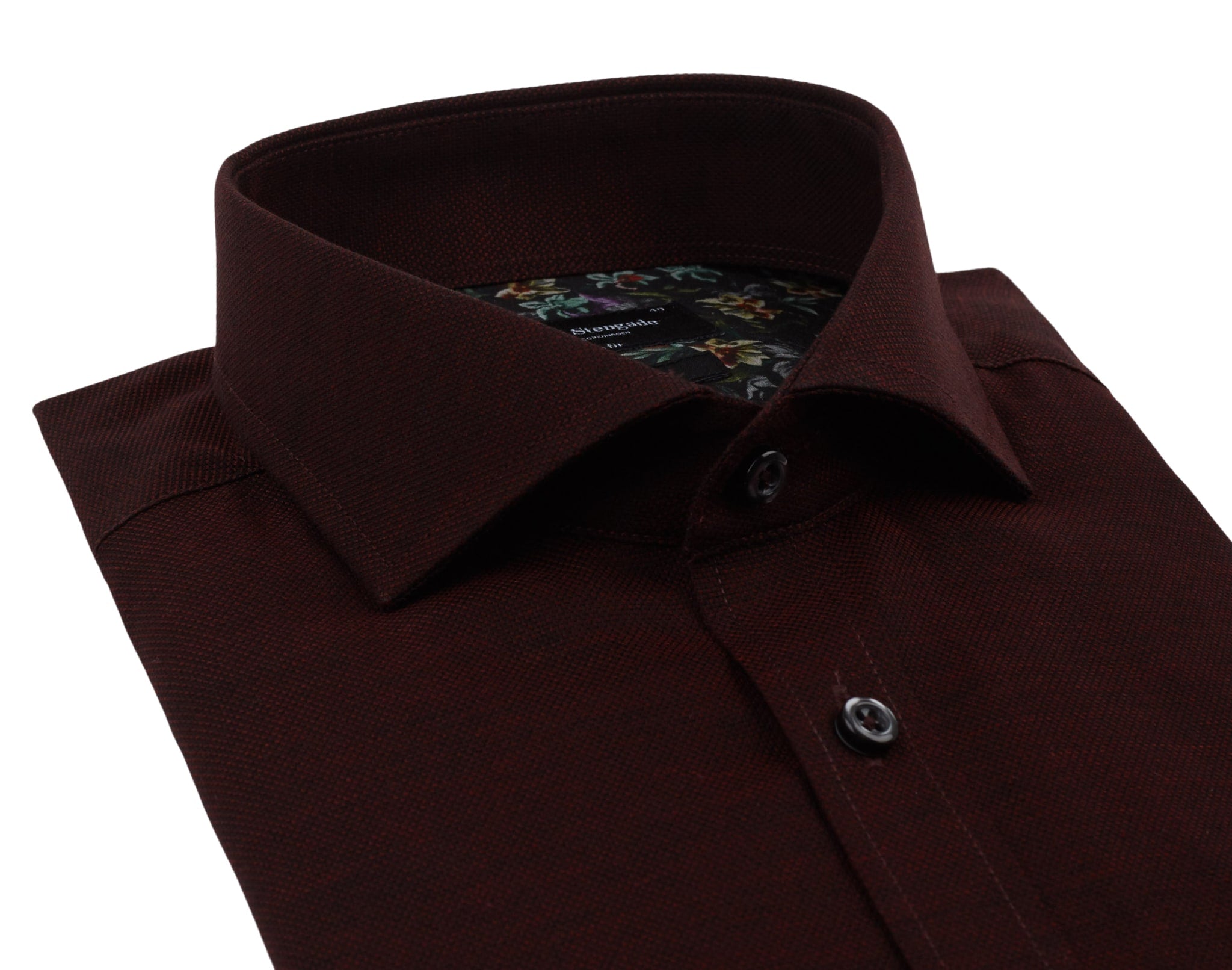BS Maquire Modern Fit Skjorta - Bordeaux